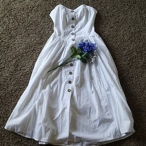 Free People Strapless Midi Dress